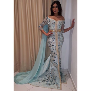 Vestido de Sirena de Lujo con Cuentas de Cristal y Pedrería, Perfecto para Bodas y Eventos Especiales - Product Image 4