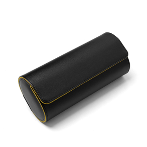 3 solt negro amarillo colores mezclados diseño alta calidad logotipo personalizado Pu cuero Triple reloj rollos Uhrenbox para <span class=keywords><strong>viajes</strong></span> <span class=keywords><strong>en</strong></span> <span class=keywords><strong>pareja</strong></span> - Product Image 6