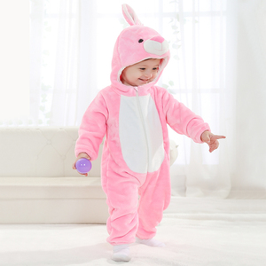 Pelele con capucha de <span class=keywords><strong>conejo</strong></span> de invierno personalizado para niños, traje de Navidad para bebés con cremallera, <span class=keywords><strong>disfraz</strong></span> para niños pequeños - Product Image 5