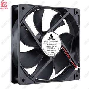 Gdstime GDA1225 5V 24V 48V 120x120x25mm Ball Baring120mm 12CM 5 Inches High <span class=keywords><strong>Speed</strong></span> Axial DC <span class=keywords><strong>Cpu</strong></span> Cooler Cooler <span class=keywords><strong>Fan</strong></span> - Product Image 1