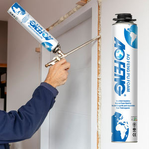 Aislamiento de espuma en aerosol Aislamiento térmico de espuma de PU impermeable y espuma autoexpansible de poliuretano en aerosol acústico - Product Image 1