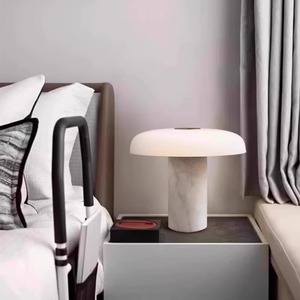 Marble Table <b>Lamp</b> <b>Led</b> Touch Control Bedside Night <b>Light</b> For Bedroom Living Room Nordic Minimalist Design - Product Image 3