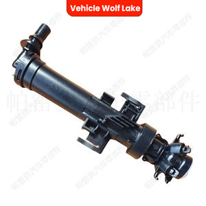 Boquilla de Lavado de Faros Delanteros para Vehículo Wolf Lake, Mecánica, ABS, Skoda Octavia 2018, Derecha 5E0955966C, Izquierda 5E0955965C - Product Image 1