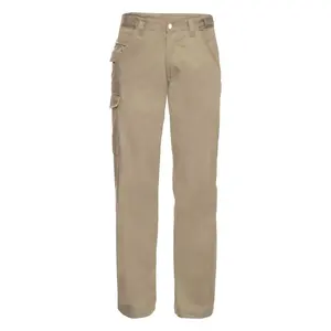 Pantalons de travail personnalisés en sergé de polycoton pour adultes - Product Image 2