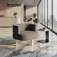 Cabina Acústica Ergonómica con Tapicería de Tela, Asientos con Separación para Privacidad, Espacio de Trabajo Silencioso, Cabina de Oficina Modular Comercial, Sofá