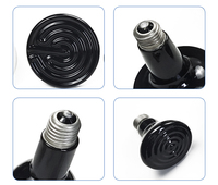 Haute qualité et longue durée de vie 50W 60W 75W 100W 150W lampe chauffante en céramique reptile radiateur usine de chauffage électrique avec CE ROHS