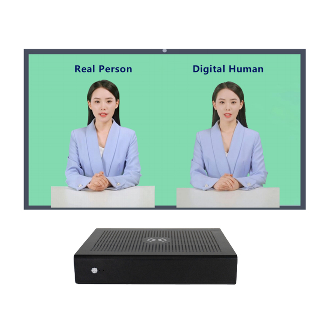24/7h Multilingual Virtual Influencer Live Streaming Equipment All-in-One Digital Human Streamer Box for TikTok Youtube Shopee