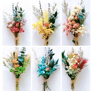 ชุดตกแต่งช่อดอกไม้แห้งขนาดเล็กที่เก็บรักษาไว้ชุดตกแต่ง2024สำหรับวันฮาโลวีนวันวาเลนไทน์ของขวัญวันแม่ - Product Image 3