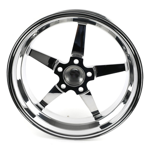 Jantes forgées Roc Custom 17x4.5 à 5 branches monobloc pour roues avant, entraxes 5x114.3 et 5x120.65, compatibles Chevy Camaro et Ford Mustang - Product Image 2