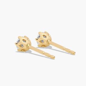 Designer Custom 925 Sterling Silver Moissanite Diamond Stud <b>Earrings</b> Premium Women's <b>Fine</b> Jewelry Everyday Wear Wedding - Product Image 4