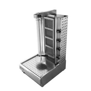 Máquina de <span class=keywords><strong>Doner</strong></span> Kebab de Proveedor Chino, Máquina de Shawarma a Gas LPG, Parrilla para Carne - Product Image 4