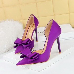 Best Seller Designer Fashion 2025 Sweet Pointed Toe <b>Bows</b> Stiletto High Heels for Ladies - Product Image 6