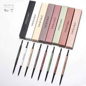 <span class=keywords><strong>Crayon</strong></span> à sourcils micro-modelant double embout, esthétique, pastel, imperméable, pour marque privée - Product Image 5