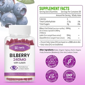 Gummies de lutéine à marque privée ODM/OEM avec supplément de vitamine C pour le soutien de la santé oculaire - Product Image 2