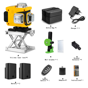 2025 nueva llegada piso al aire libre barato <span class=keywords><strong>360</strong></span> <span class=keywords><strong>grados</strong></span> autonivelante 16 líneas 4D niveles <span class=keywords><strong>láser</strong></span> rotativo verde - Product Image 2