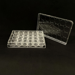 Steril Biyoteknoloji IVD Mikro Test Plakası Hücre ve Doku Kabı 48/96 Kuyulu Laboratuvar Hücre Kültürü Kuyu Plakası - Product Image 5