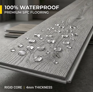 Suelo SPC Rígido Impermeable 2026 - Tablón de Vinilo de 4mm 5mm 6mm con Sistema de Clic y Acolchado IXPE - Suelo SPC con Acabado de Madera Anti-Rayaduras - Product Image 4