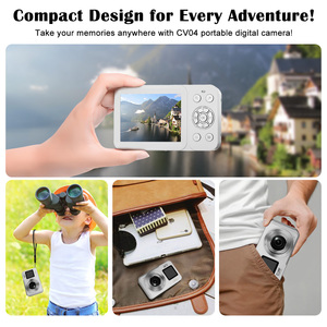 Sinh viên Tuổi Teen xách tay có thể sạc lại Video <span class=keywords><strong>Recorder</strong></span> 4k máy ảnh kỹ thuật số 2.8-inch chống rung màn hình ống kính kép mini mới bắt đầu máy ảnh - Product Image 5