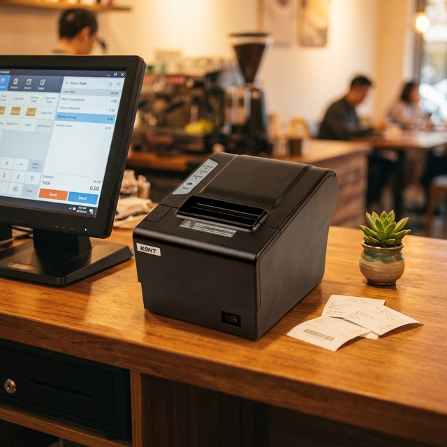 High Speed CSN-80L 80mm Thermal POS Receipt Printer with Auto Cutter USB Ethernet Bluetooth for Shop Cash Register