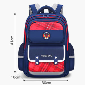 Mochila Escolar Unisex con Logotipo Personalizado, Material Oxford Impermeable, Cremallera, MOQ Bajo, Portador de Libros para Niñas y Niños, Diseñado para Estudiantes de 1 a 6 Grados - Product Image 1