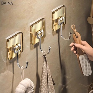 <span class=keywords><strong>Crochet</strong></span> de suspension polyvalent Porte-serviettes pour peignoir de salle de bain <span class=keywords><strong>Étagère</strong></span> de quincaillerie de cuisine - Product Image 5