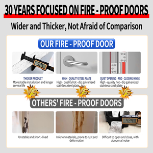 Fournisseur de volets roulants coupe-feu résistants au feu pendant 30, 60, 90 minutes, OEM/ODM, prévention incendie en intérieur, porte en acier à enroulement - Product Image 6