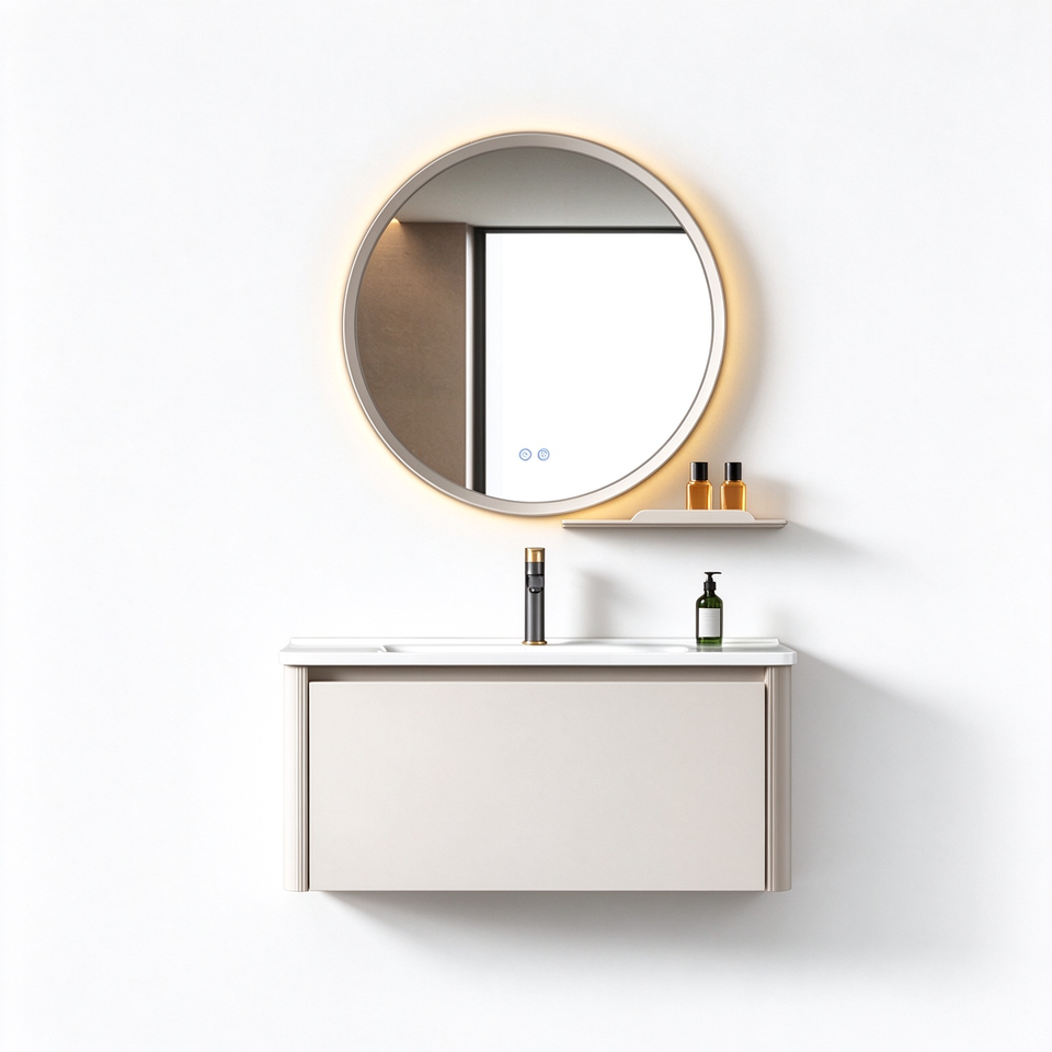 Smart Decorative Mirrors for Bathroom Cabinet Minimalist Design Hotel ...