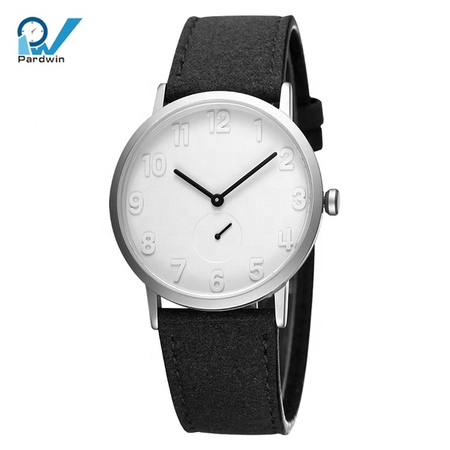 Design Quartz Movement 316L Stainless Steel Leather Band Sapphire Crystal 20BAR Water Resistant Unisex Simple Fashion Watch