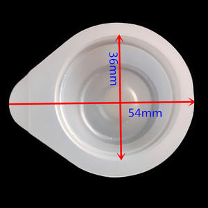 Rince-bouche jetable PP Jelly Pudding Cup Tasse de <span class=keywords><strong>communion</strong></span> Tasse de masque portable avec <span class=keywords><strong>film</strong></span> d'étanchéité en aluminium - Product Image 2