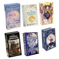 Impression de cartes de tarot personnalisées |   Logo et marque personnalisés |   Jeu de cartes d'affirmation avec boîte rigide pour cadeau spirituel