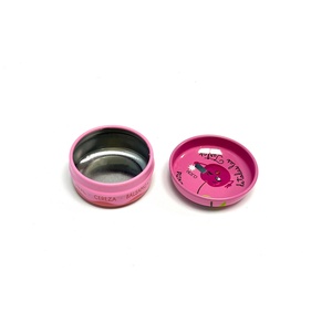 Boîte d'emballage en métal 40x24mm, boîte en étain personnalisée pour bonbons et sucre, mini boîte de rangement en étain, boîte ronde en métal - Product Image 4
