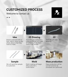 Outil professionnel de dermaplanage <span class=keywords><strong>tondeuse</strong></span> sourcils rasage rasoir facial en métal pour les femmes - Product Image 6