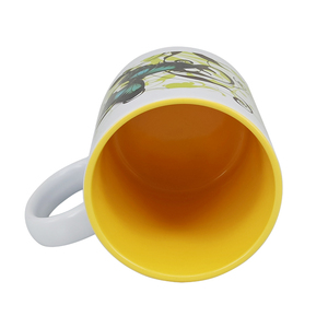 Commercio all'ingrosso fai da te 11oz rotonda gres tazza di bevanda & tazza di limone foto stampata regalo da tavola tazza tazza per il turista - Product Image 5