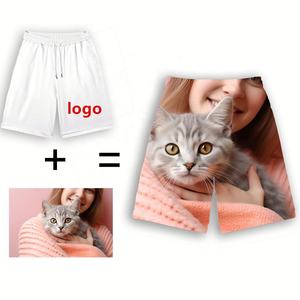 Short en maille personnalisé imprimé avec logo pour hommes Vente en gros Polyester Sublimation impression vierge Short en maille uni Fabricant - Product Image 1