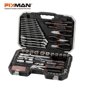 FIXMAN Hot Sale 124 Pieces Complete Heavy Duty Mechanics Kit <b>Tool</b> <b>Set</b> With Box - Product Image 3