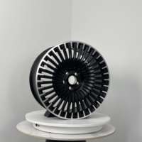 Jantes en alliage d'aluminium modifiées noir brillant 19 pouces 5x112 8.5/9.5J ET32-38 pour BMW, Benz, Audi 2026