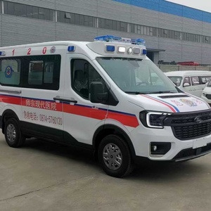 รถพยาบาลดีเซลใหม่คุณภาพสูง Transit T8 หลังคาสูง ระบบกู้ภัยทางการแพทย์มืออาชีพ สำหรับการช่วยเหลือฉุกเฉินก่อนเข้าโรงพยาบาล - Product Image 2