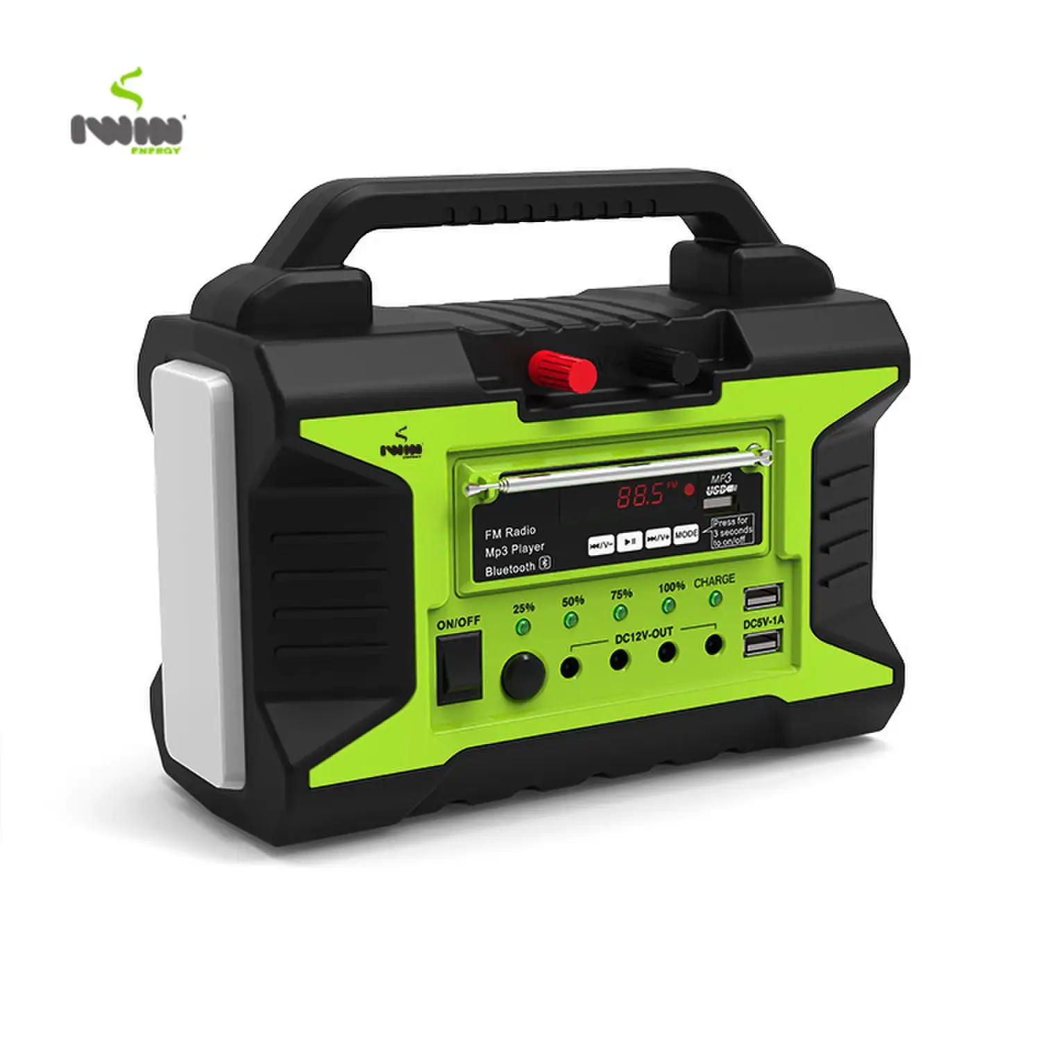 IWIN Energy High quality outdoor convenient charging station 100W solar panel charging system emergency power supply