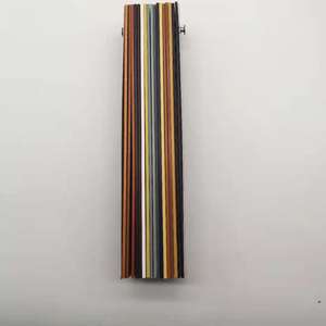 Listones de <span class=keywords><strong>Madera</strong></span> Personalizables para Ventanas Francesas, Instalación con Cuerda, Diseño Contemporáneo, Hoja Ancha, Patrón Horizontal - Product Image 5