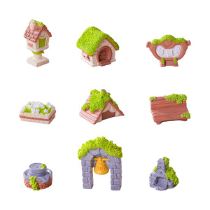 Miniature Paysage Créatif <span class=keywords><strong>Forêt</strong></span> Apaisante DIY Jardinage Aménagement Accessoires Décoratifs Ornements de Bureau - Product Image 5