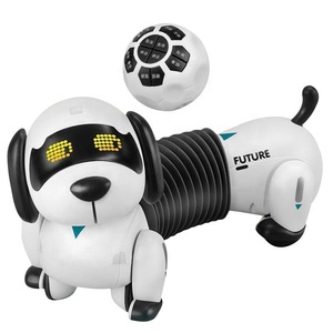 Samtoycn Robot Anjing Pintar Bertenaga Baterai Mechdog Mainan Robot yang Dapat Diprogram dengan Remote Control Jjrc Robot Anjing Pintar Mainan Anjing Robot Yushu untuk Anak-Anak - Product Image 1