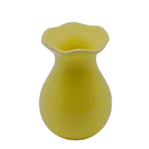 Vàng Vase của Hoa Tùy Chỉnh Gốm Flower Vase Cho Trang Trí Nội Thất Mini Vase