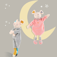 Peluche personnalisée rose OEM ODM, jouet en peluche mignon et tendance, mascotte hamster éducative, jouet apaisant pour filles et enfants