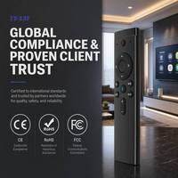 Télécommande TV à commande vocale à code fixe KEYUAN TY-13F avec portée de 20 m et piles AAA