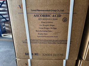 Poudre d'acide ascorbique Luwei E300, antioxydants, fortifiant nutritionnel, <span class=keywords><strong>substitut</strong></span> <span class=keywords><strong>de</strong></span> <span class=keywords><strong>repas</strong></span>, complément santé, 25KG en vrac FCL - Product Image 1