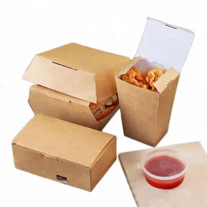 批发廉价工厂价格面包店外卖一次性盒子定制印刷纸外卖食品包装