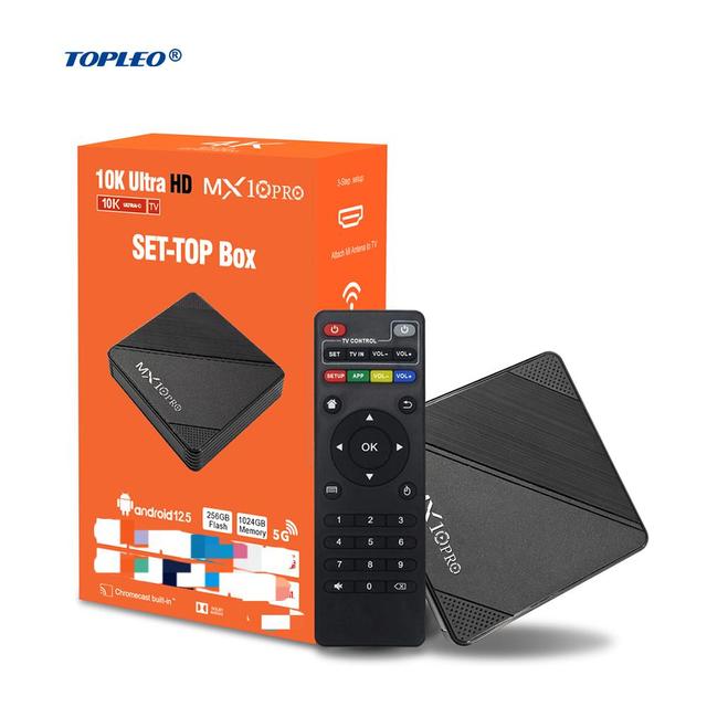 Topleo Android Tv Box Wholesale Onn Frete Gratis Set Top Box 4k Mx10 Pro Android 13 Certificado Smart Tv Box