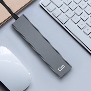 4 Cổng HUB USB2.0 Để USB2.0 * 3 + 100Mbps Cổng Ethernet Với Nhà Ở Hợp Kim Nhôm Với Giá Nhà Máy - Product Image 3