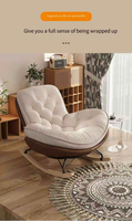 Fauteuil à bascule et canapé inclinable Penguin moderne pour appartement et hôtel, idéal pour balcon, couleur personnalisable