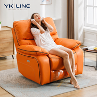 Personnalisé Offre Spéciale Moderne Manuel Inclinable Simple Fauteuil Canapé Inclinable en Cuir PU pour Salon